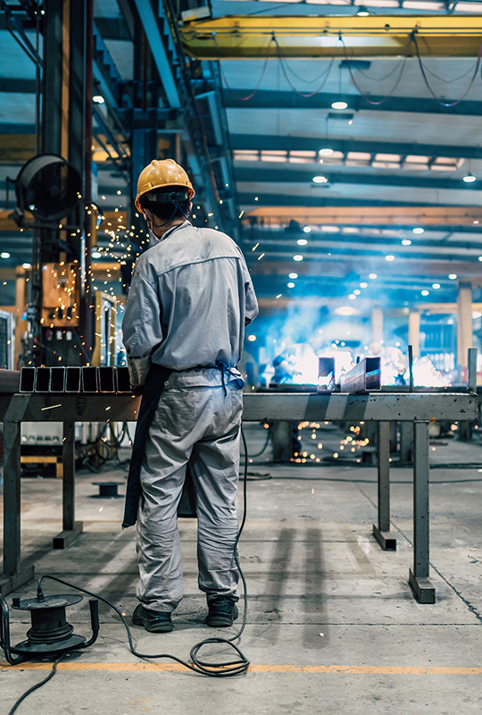 Worker Working In Factorya